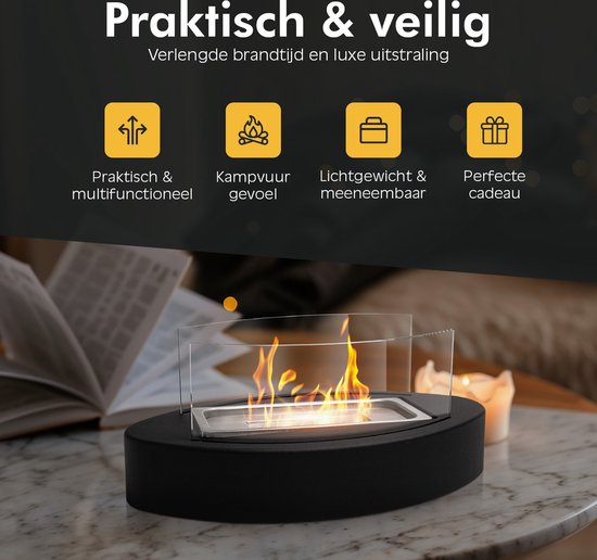 Saroda Tafelhaard - Ovaal - Zwart - informatie