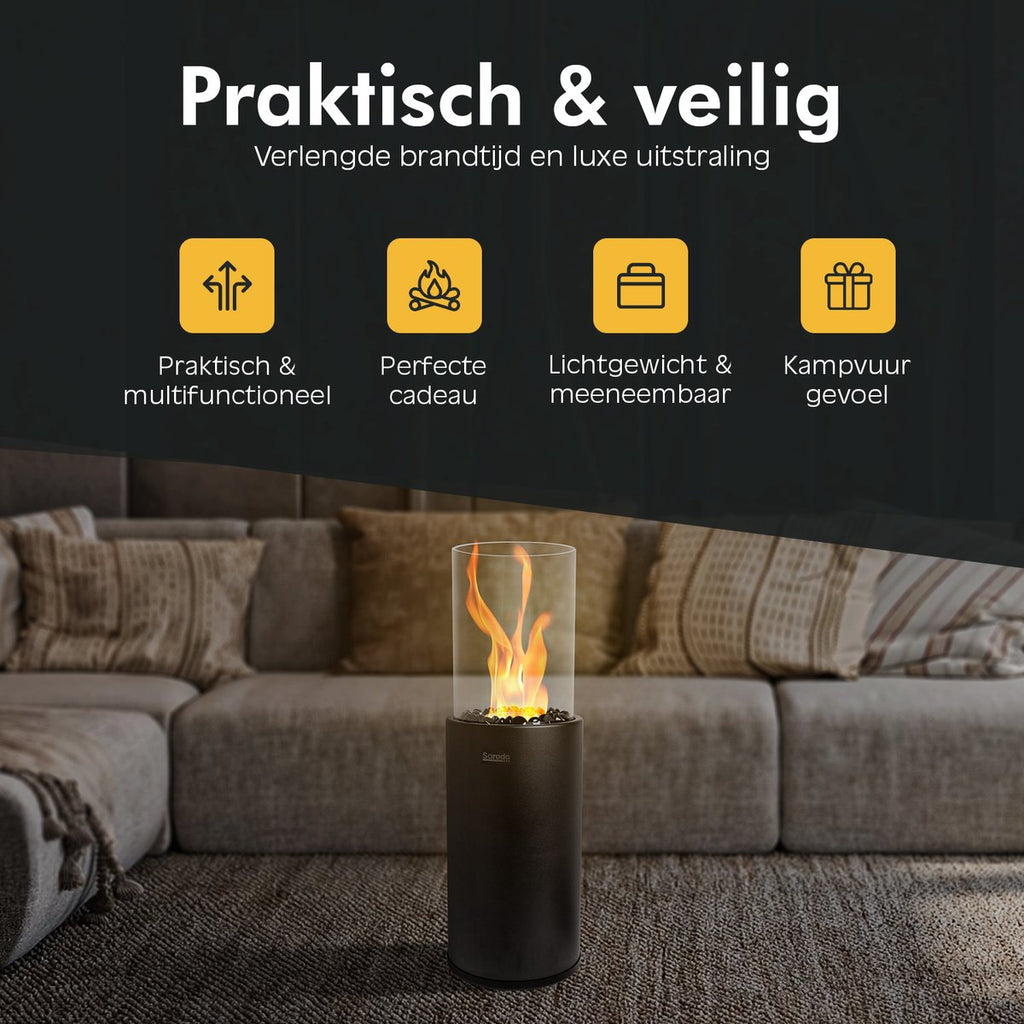 Saroda Tafelhaard - 80CM - Zwart - XXL - veiligheid