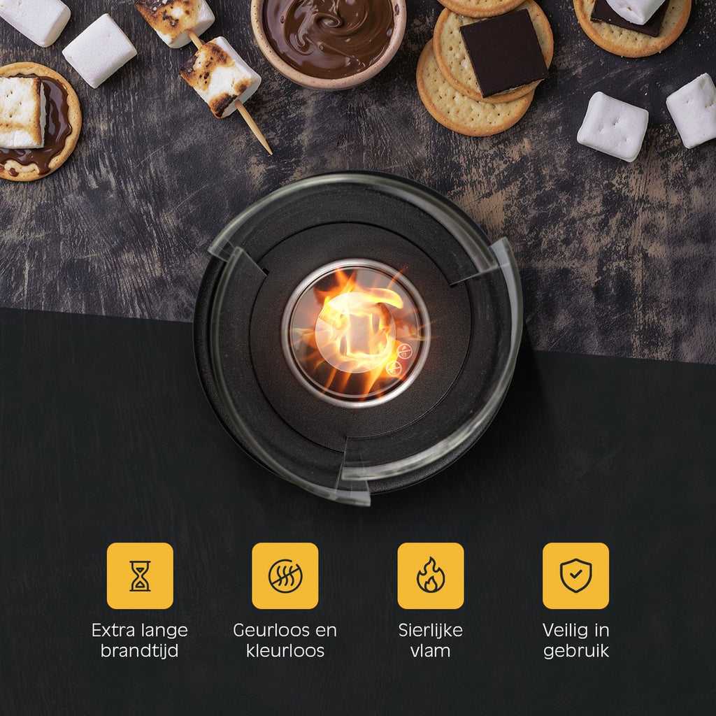 Saroda Tafelhaard - Tornadovlam - Zwart - snacks