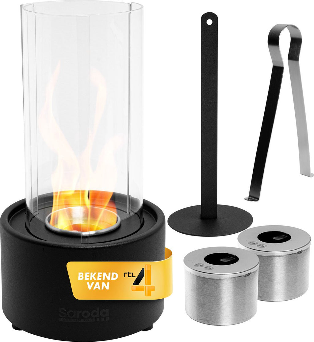 Saroda Tafelhaard - Tornadovlam - Zwart - wit achtergrond