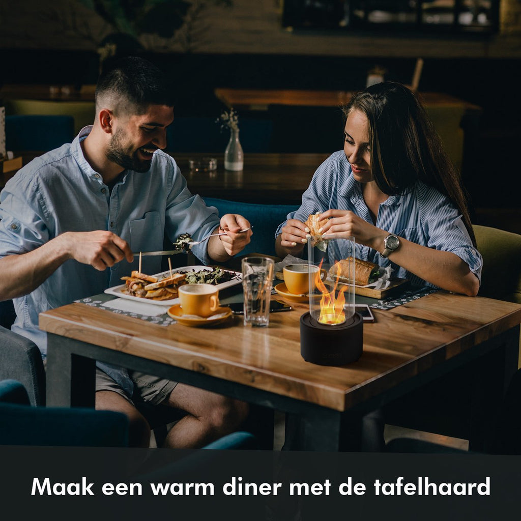 Saroda Tafelhaard - Tornadovlam - Zwart - eten - koppel