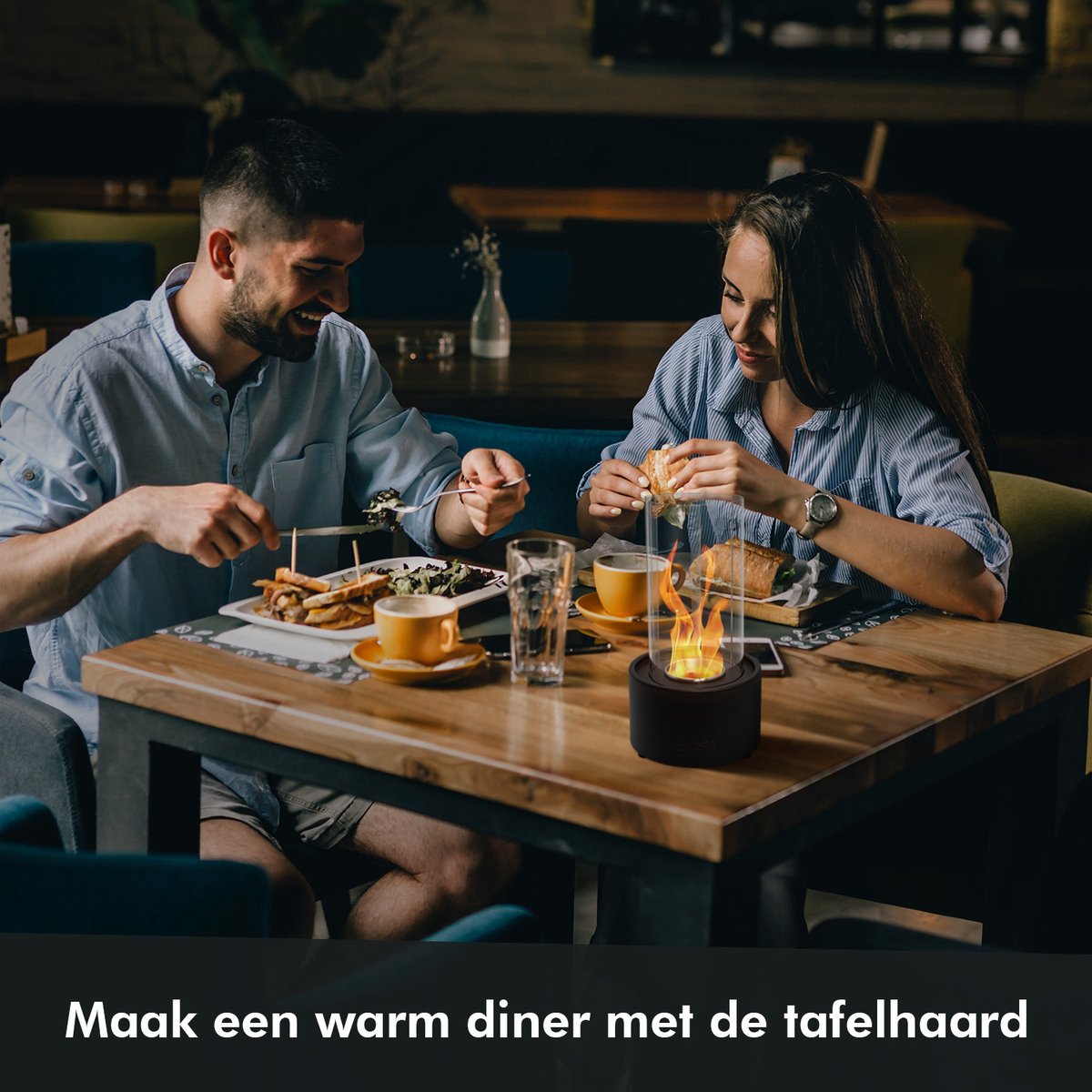 Saroda Tafelhaard - Tornadovlam - Zwart - eten - koppel