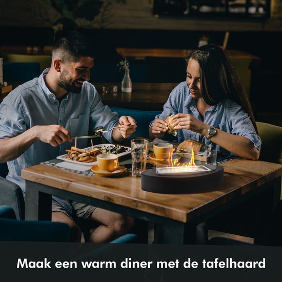 Saroda Tafelhaard - Ovaal - Zwart - koppel - eten
